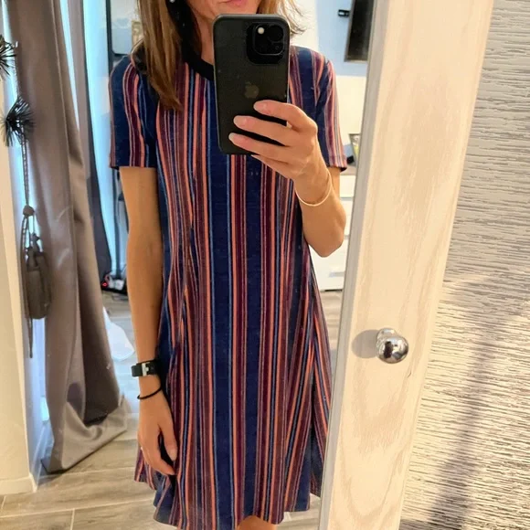striped shirt bcbgeneration striped dress